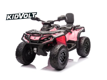 9397 detska ctyrkolka can am outlander 180w s dalkovym ovladacem ruzova