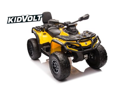 9373 5 detska ctyrkolka can am outlander 800w zluta