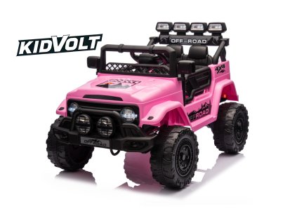 9241 5 terenni auto pro deti off road climber 110w ruzova