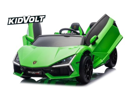 9787 6 detske elektricke lamborghini revuelto xl strong nafukovaci kola zelena