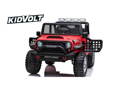 elektricke auto jeep cerveny pro deti detske cervene 6