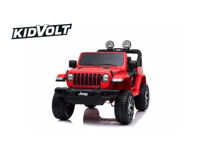 cerveny jeep rubicon wrangler 12v detsky elektricky pro deti 1