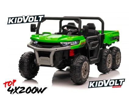 43 farmer truck sestikolka 4x200w 24v kidvolt premium zelena