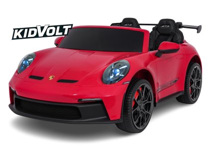 12061 1 detske elektricke porsche 911 gt 3 xxl 2x280w cervena