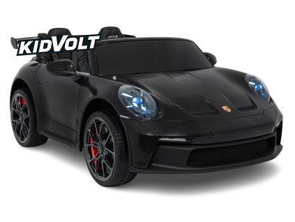 12070 11 detske elektricke porsche 911 gt 3 xxl 2x280w mp4 cerna