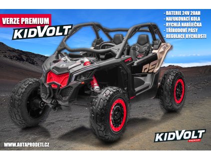 13015 3 detska buggy can am maverick xxl premium 24v 20ah 4x200w khaki