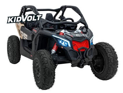 9664 3 detska elektricka buggy can am maverick xxl premium deluxe 640w 24v 20ah khaki