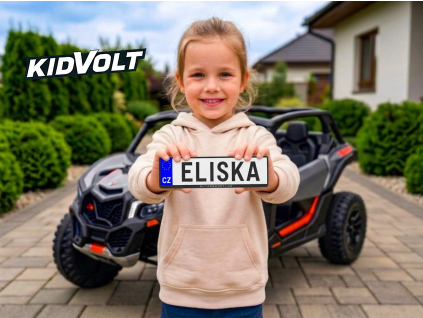 Vlastní 3D poznávací značka se jménem