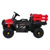 6659 3 detske elektricke auticko farmer pick up 2x35w cervena