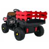 6659 4 detske elektricke auticko farmer pick up 2x35w cervena