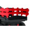 6659 12 detske elektricke auticko farmer pick up 2x35w cervena