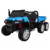 6671 detske elektricke auto farmer truck 4x35w modra