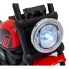 8456 13 detsky elektricky chopper motorka faster cervena