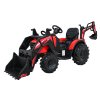 7865 1 detsky elektricky traktor bagr 720 t vc valniku 2x45w cervena