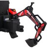 7865 8 detsky elektricky traktor bagr 720 t vc valniku 2x45w cervena