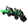 7868 15 detsky elektricky traktor bagr 720 t vc valniku 2x45w zelena
