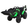 7868 4 detsky elektricky traktor bagr 720 t vc valniku 2x45w zelena