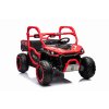 9112 2 elektricke auto buggy farmer truck plus cervena