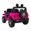 8857 3 elektricke auto pro deti jeep wrangler rubicon ruzova