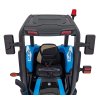 8827 24 elektricky traktor s valnikem pro deti blast 206 2x200w modra