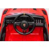 9286 6 detske elektricke porsche 718 spyder 2x45w lakovana cervena