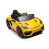 9274 10 detske elektricke porsche 718 spyder 2x45w zluta