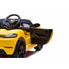 9304 11 detske elektricke porsche 718 spyder 2x45w mp4 panel zluta