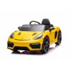 9304 35 detske elektricke porsche 718 spyder 2x45w mp4 panel zluta