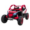 10843 2 detska buggy can am maverick xxl 4x200w 24v 20ah cervena