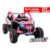 12361 detska buggy can am maverick xxl 4x200w 24v 20ah ruzova
