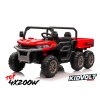 46 farmer truck sestikolka 4x200w 24v kidvolt premium cervena