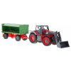 11314 2 traktor s privesem dalkove ovladani 1 28 zelena