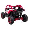 14436 4 detska buggy can am maverick xxl 4x200w 24v 28ah cervena
