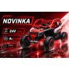 14436 24 detska buggy can am maverick xxl 4x200w 24v 28ah cervena