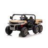 14448 2 elektricke detske auto buggy sestikolka 4x200w 7ah extra 7ah khaki