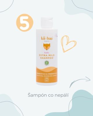 💧 Šampon, který nepálí. A dělá mnohem víc.💪🏼 Náš 5. nejoblíbenější produkt značky kii-baa® si zamilují děti i dospělí 💛 ✔️...