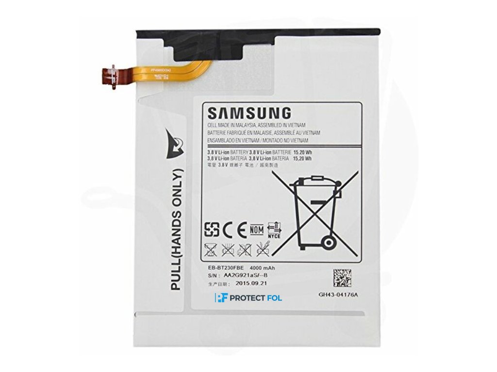 Samsung Galaxy Tab 4 7.0 (T230) gyári típusú akkumulátor, 4000 mAh (EBBT230FBE)