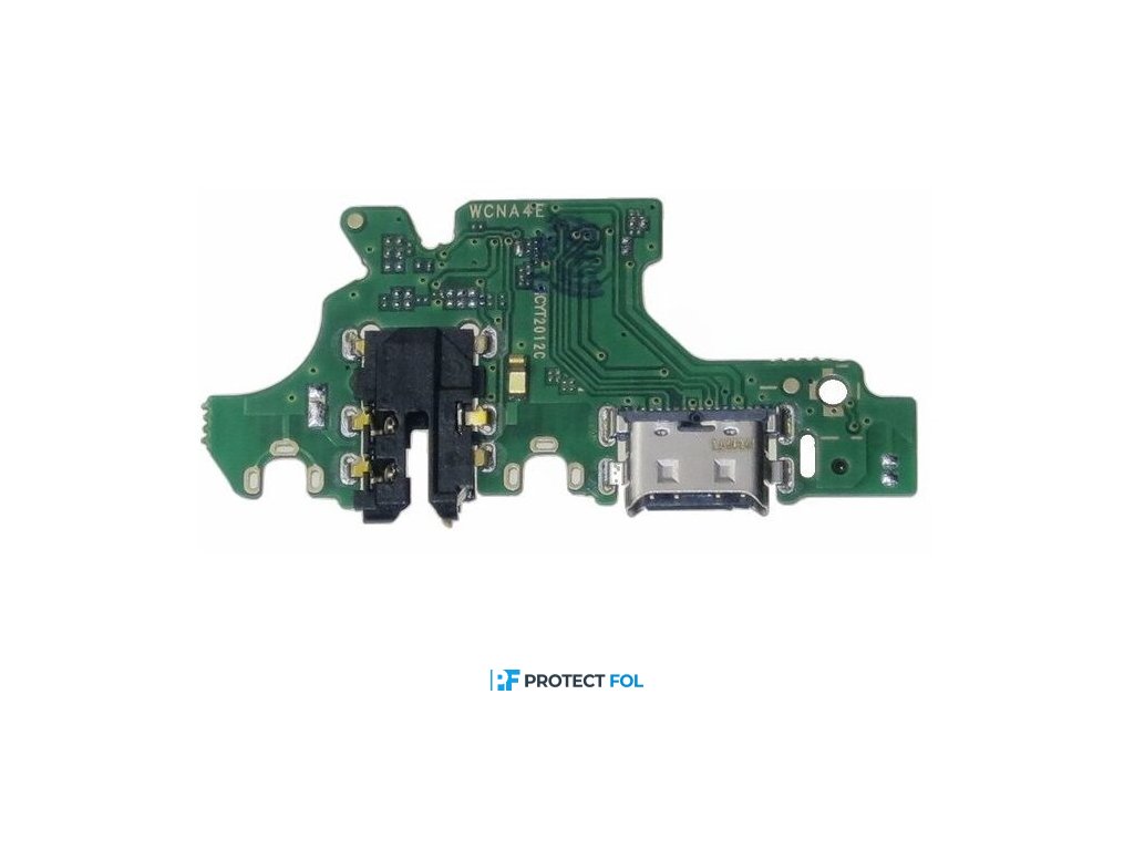Huawei P30 Lite, gyári típusú töltőcsatlakozós (Type-C), headset csatlakozós és mikrofonos panel