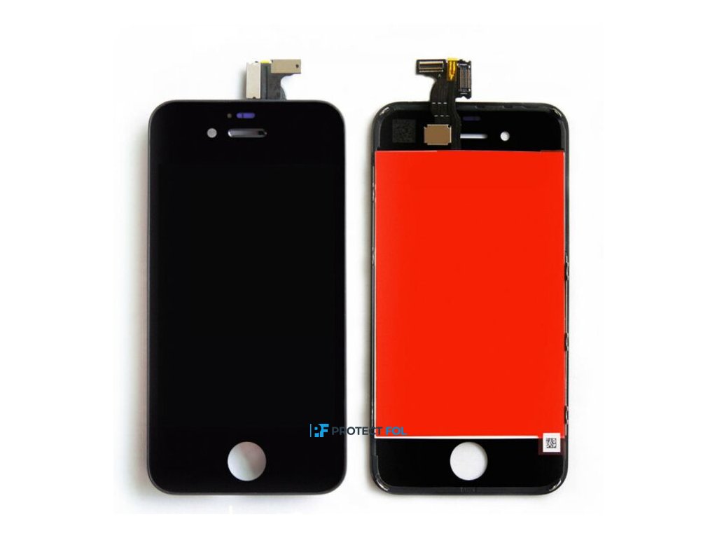 Apple iPhone 4s, AAA LCD kijelző érintőpanellel és kerettel, fekete