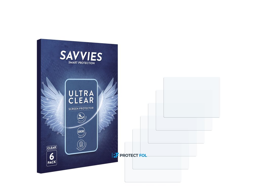 BenQ DC GH200 típusú fényképezőhöz 6db-os Savvies SU75 kijelzőfólia