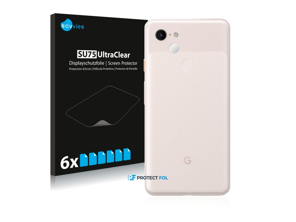 Google Pixel 3 XL (Csak kamera) típusú telefonhoz 6db-os Savvies SU75 kijelzőfólia