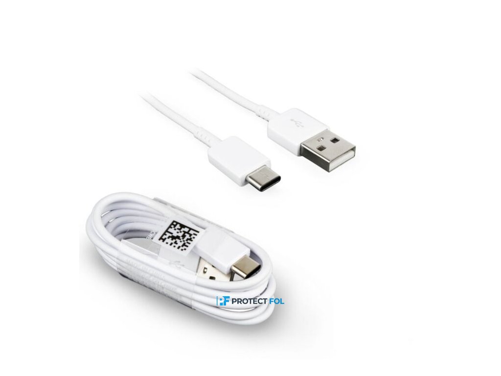 Samsung eredeti, gyári Type-C USB kábel 1M (EP-DG930CWE), fehér