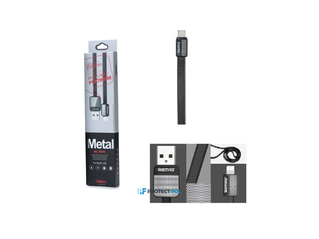 Remax Platnum Type-C USB kábel 1M (RC-044a), fekete