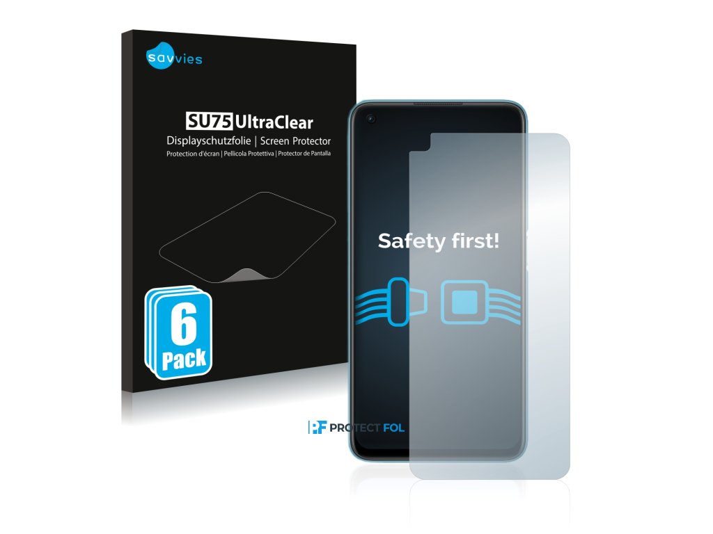 Oppo A76 típusú telefonhoz 6db-os Savvies SU75 kijelzőfólia
