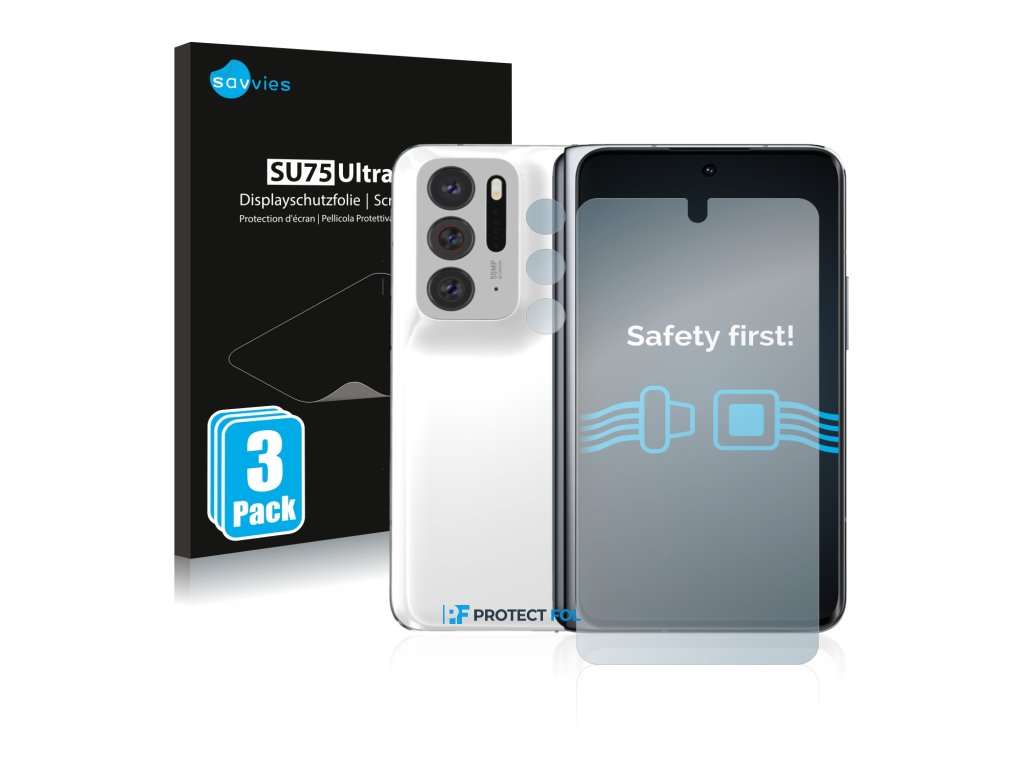 Oppo Find N (Előlapi + Kamera) típusú telefonhoz 6db-os Savvies SU75 kijelzőfólia