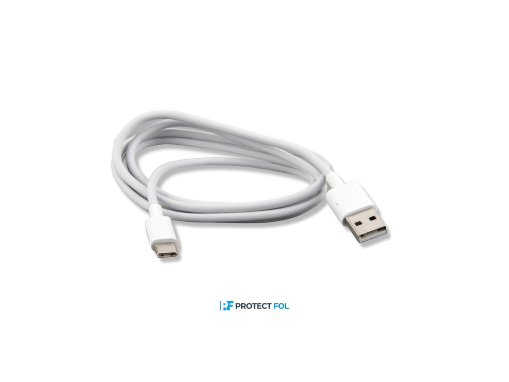 Huawei eredeti, gyári Type-C USB 3A gyorstöltő kábel 1M (AP51, CP51), fehér