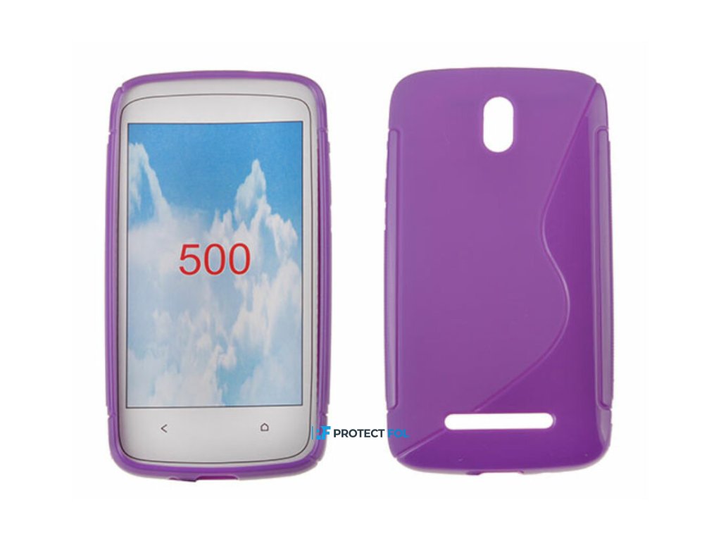 Sony Xperia E1, (D2005), S-line gumis hátlaptok, lila