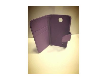 HTC Desire 300, oldalra nyíló flip tok, lila