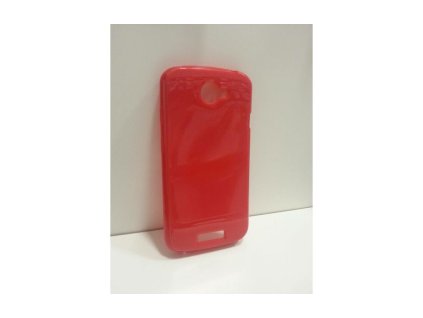 HTC One S, (Z520E), színes gumis hátlaptok, piros