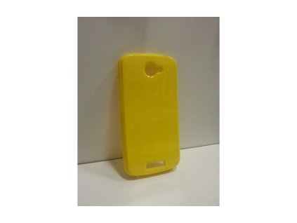 HTC One S, (Z520E), színes gumis hátlaptok, sárga